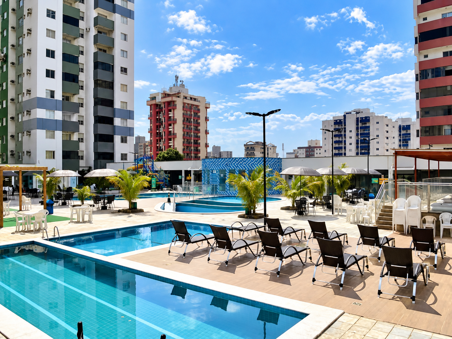 AQUARIUS RESIDENCE em CALDAS NOVAS - GO – condomínio para aluguel por temporada